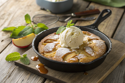 Iron Skillet Apple Cake